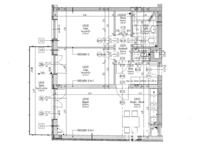 Belvárosi lakás, exkluzív házban