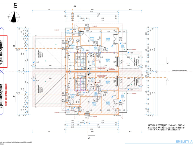 Tágas ,napfényes ikerház családbarát környéken eladó