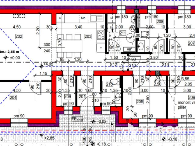 Új építésű társasház Gencsapáti külső részén