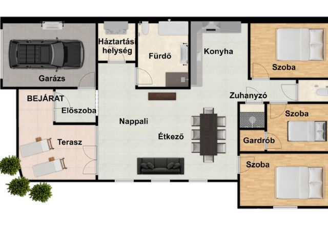 Remek ikerház maximális felszereltséggel!