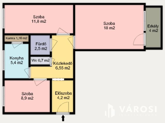 Rákospalotán a Szent Korona útján, panellakás eladó