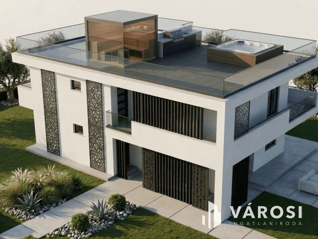 Exkluzív földszinti lakás hatalmas privát kerttel Siófokon