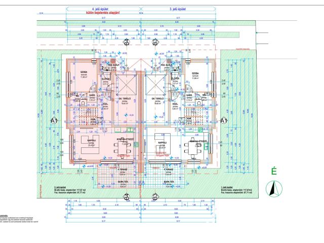 Debrecen kedvelt, csendes kertvárosi részén ELADÓ IKERHÁZAK