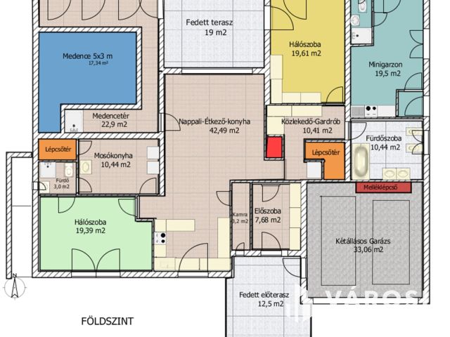 Privát élettér és wellnes-Exkluziv ház a Magdolnavölgyben