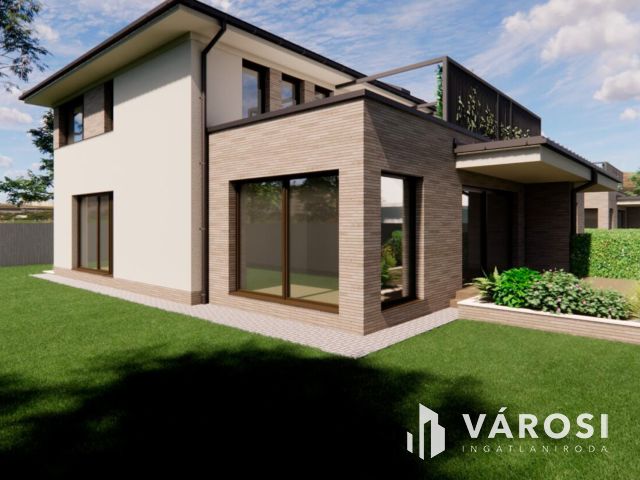 Debrecen kedvelt, csendes kertvárosi részén ELADÓ IKERHÁZ